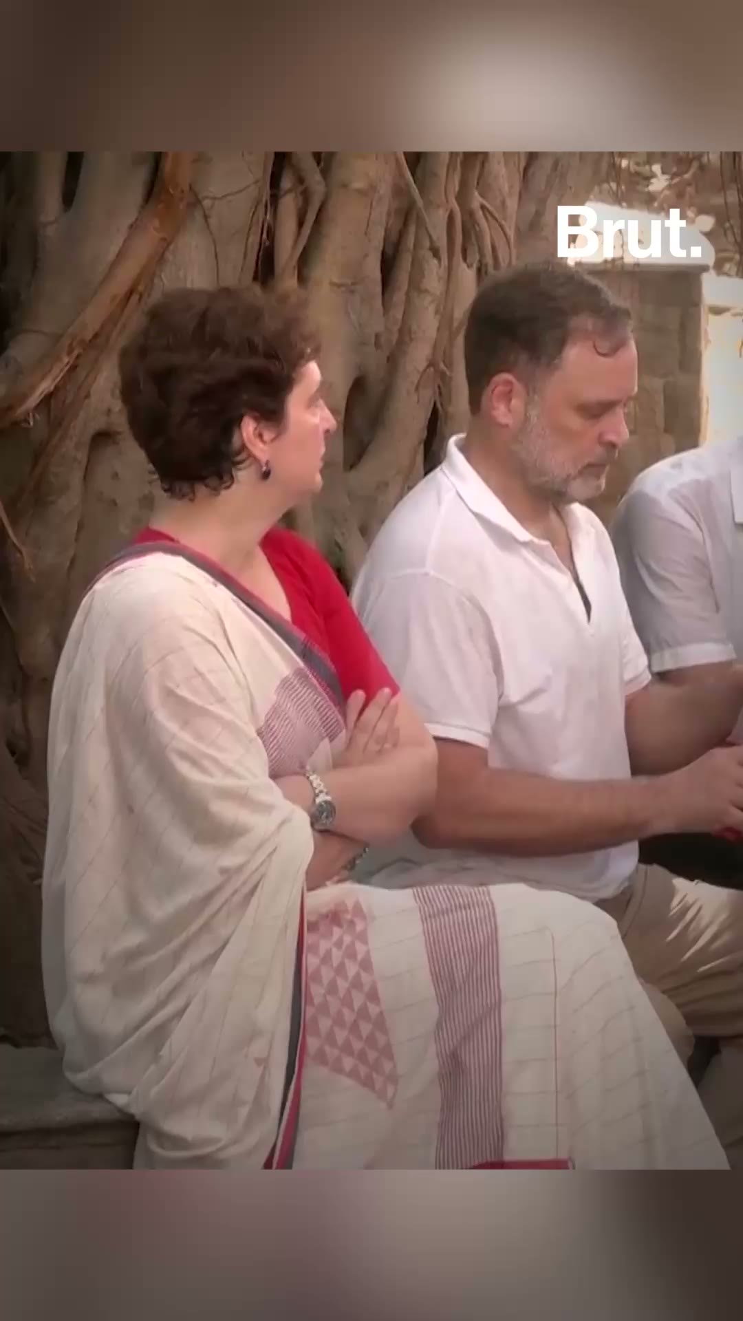 Gandhi Siblings, Side By Side During The MPs' March