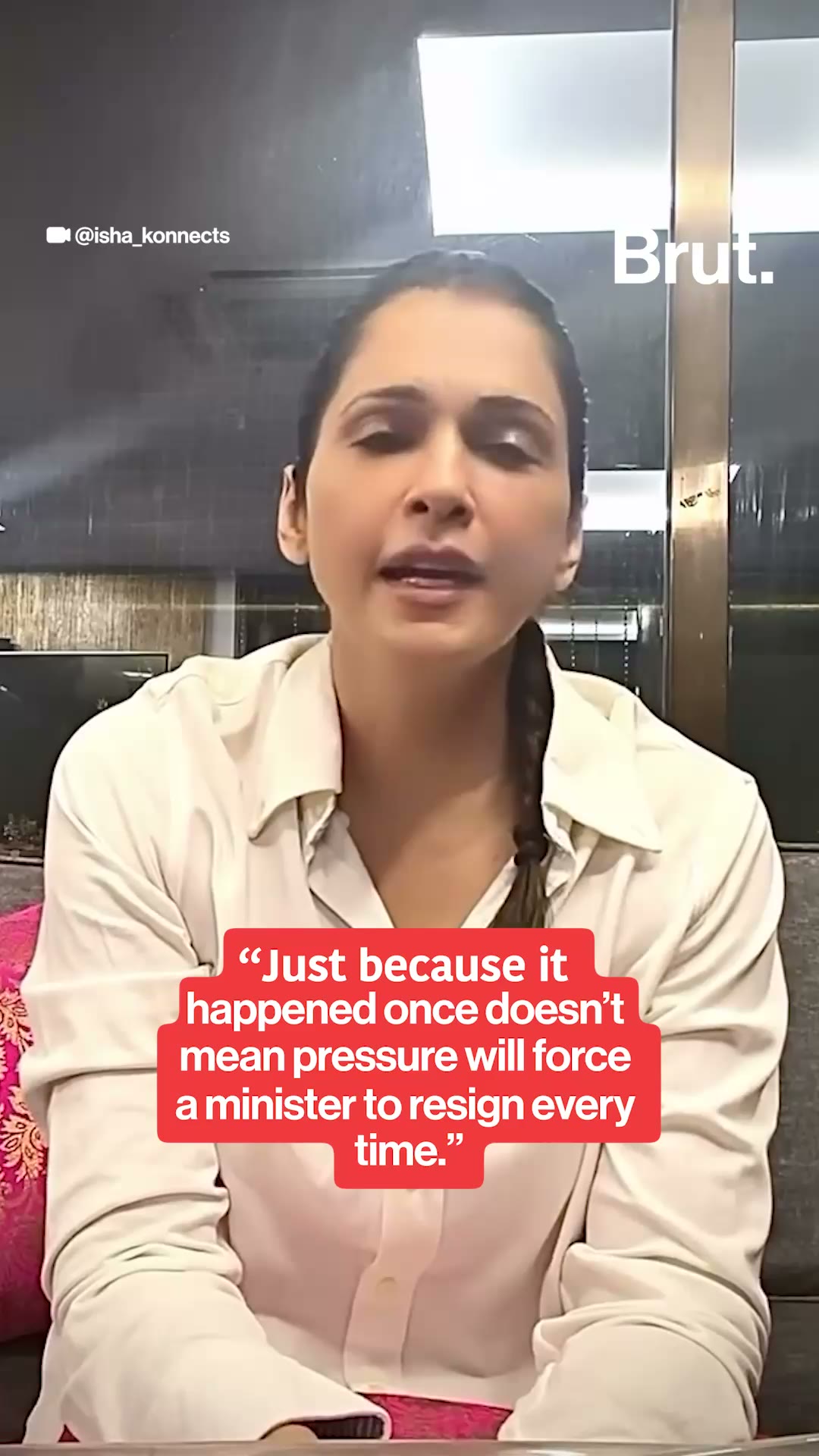 Isha Koppika urged young people to verify facts