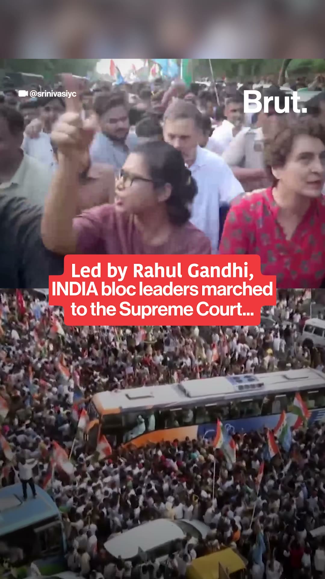 Thousands March To Supreme Court, Demand CEC Gyanesh Kumar’s Resignation