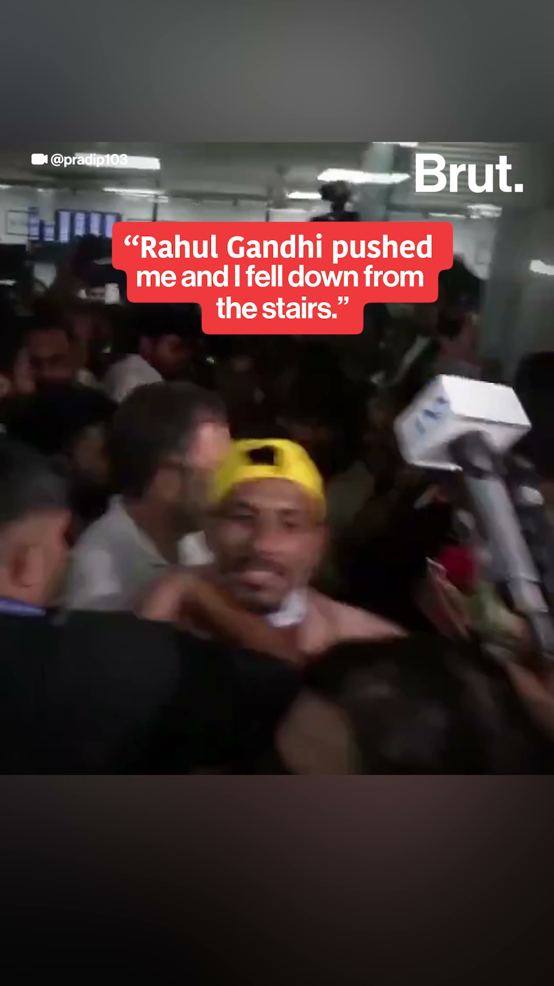 Journalist Alleges Rahul Gandhi Pushed Her
