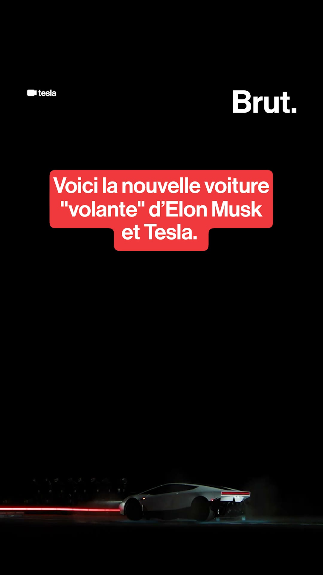Voici la nouvelle voiture "volante" d’Elon Musk et Tesla.