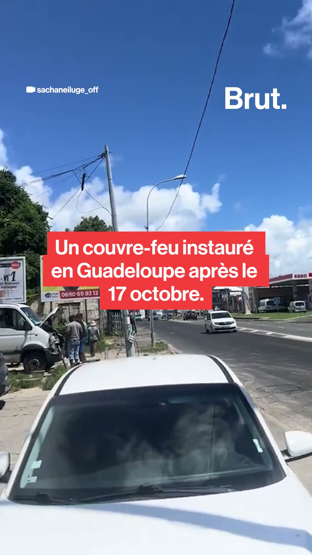 Un couvre-feu a été instauré en Guadeloupe au lendemain du 17 octobre.
