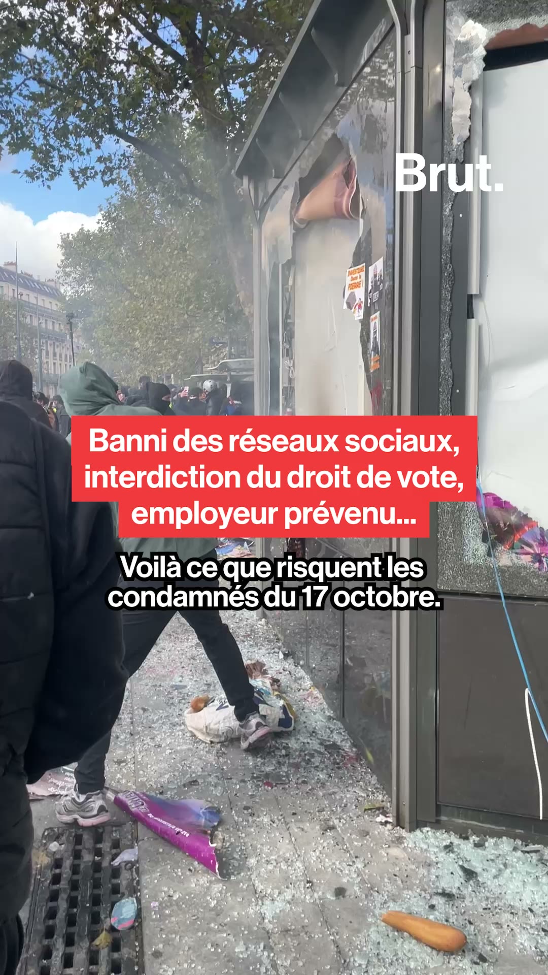 Voici ce que risquent les personnes condamnées après le 17 octobre.
