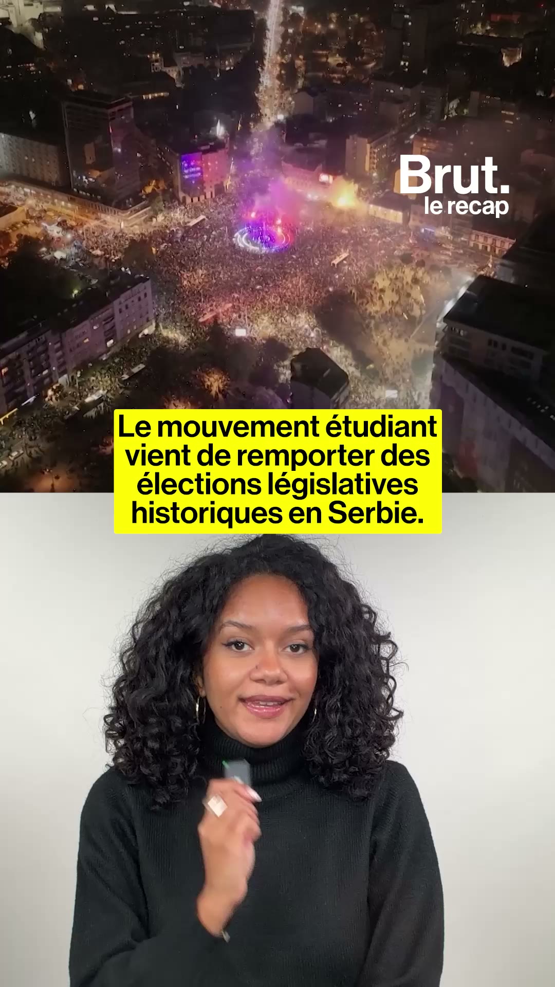 Il est 20h. Victoire du mouvement étudiant aux élections législatives en Serbie.
