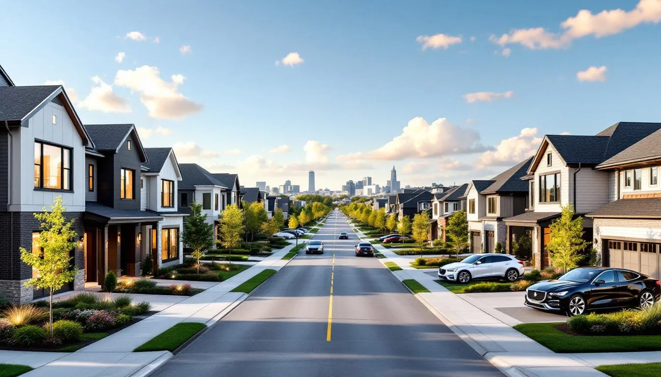 A scenic view of prime neighborhoods near DFW Airport, showcasing homes for sale near DFW Airport.