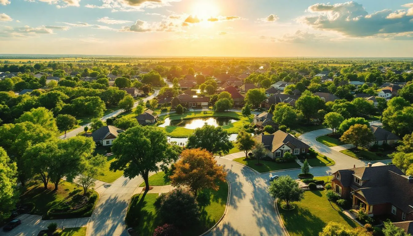 A scenic view of Benbrook, TX showcasing its natural beauty.