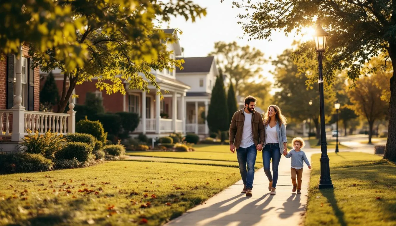 First-time home buyers exploring options in Benbrook, Texas.