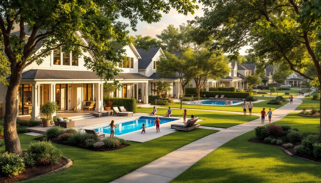 Key features to look for in Roanoke TX homes, such as backyard pools and modern amenities.