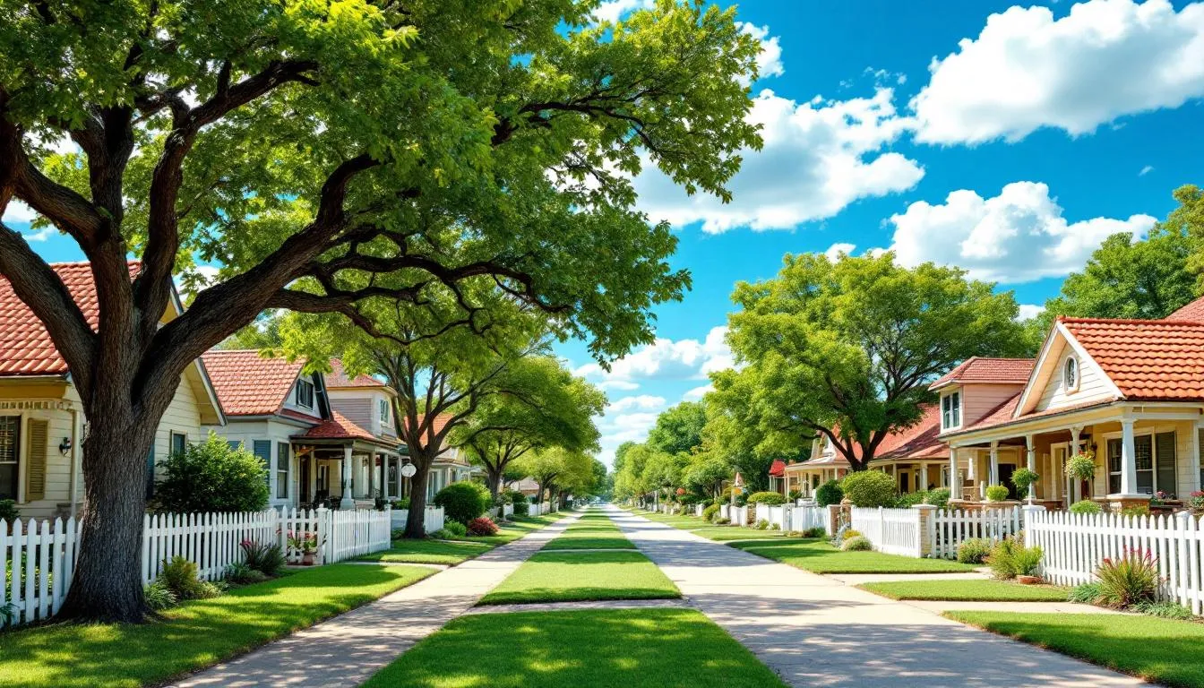 A view of homes for rent in North Texas showcasing a vibrant rental market.