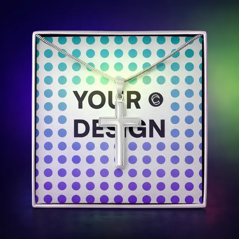 Customizable jewelry mockup showing placeholder design placement using Customily.