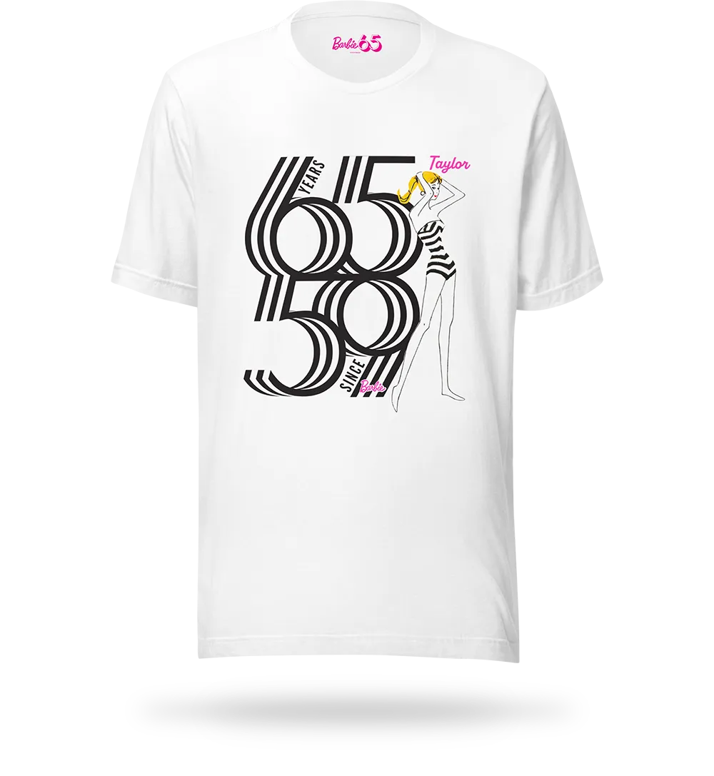 Personalized Barbie-inspired custom t-shirt sold with Customily