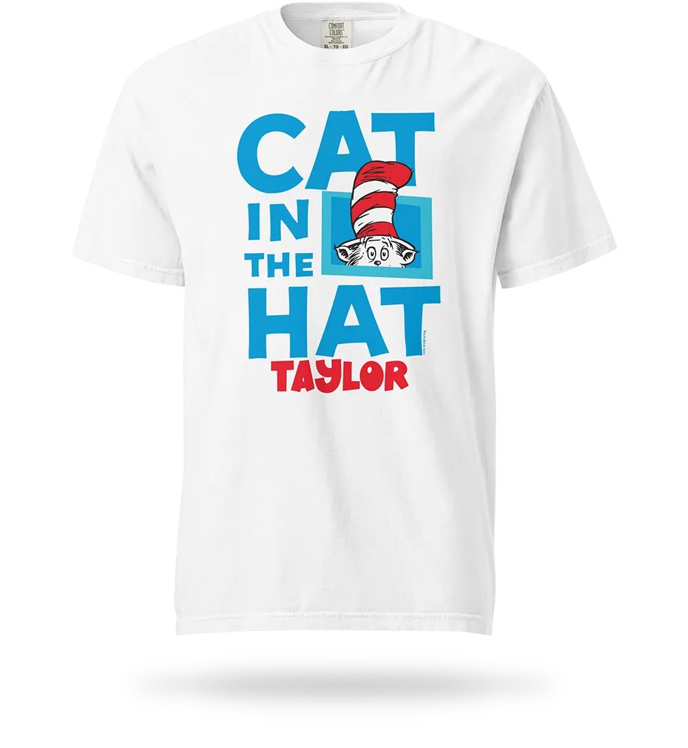 Personalized Dr. Seuss Cat in the Hat custom t-shirt sold with Customily
