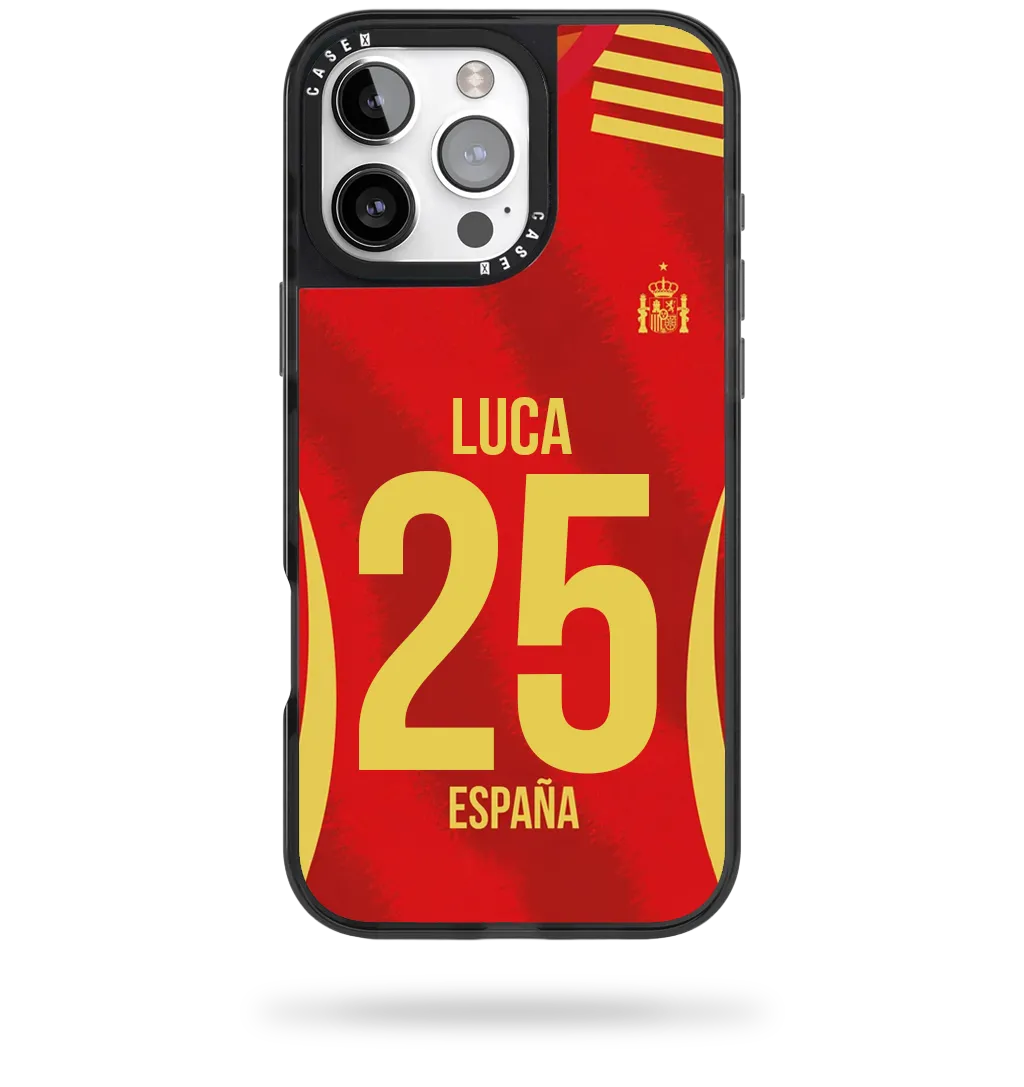 Personalized text phone case by Case X sold with Customily