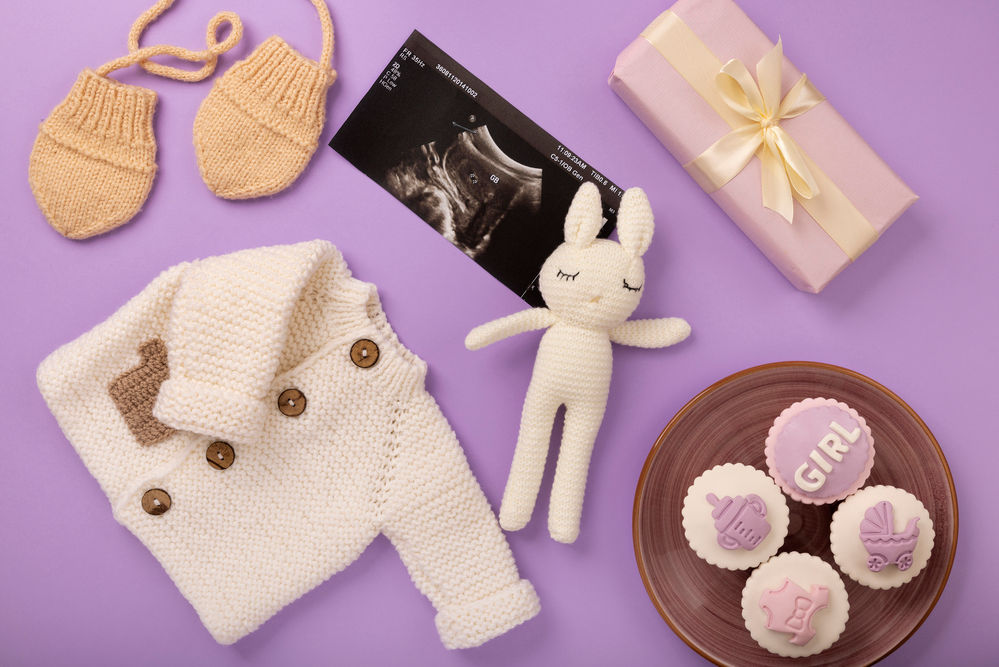 Baby girl presents