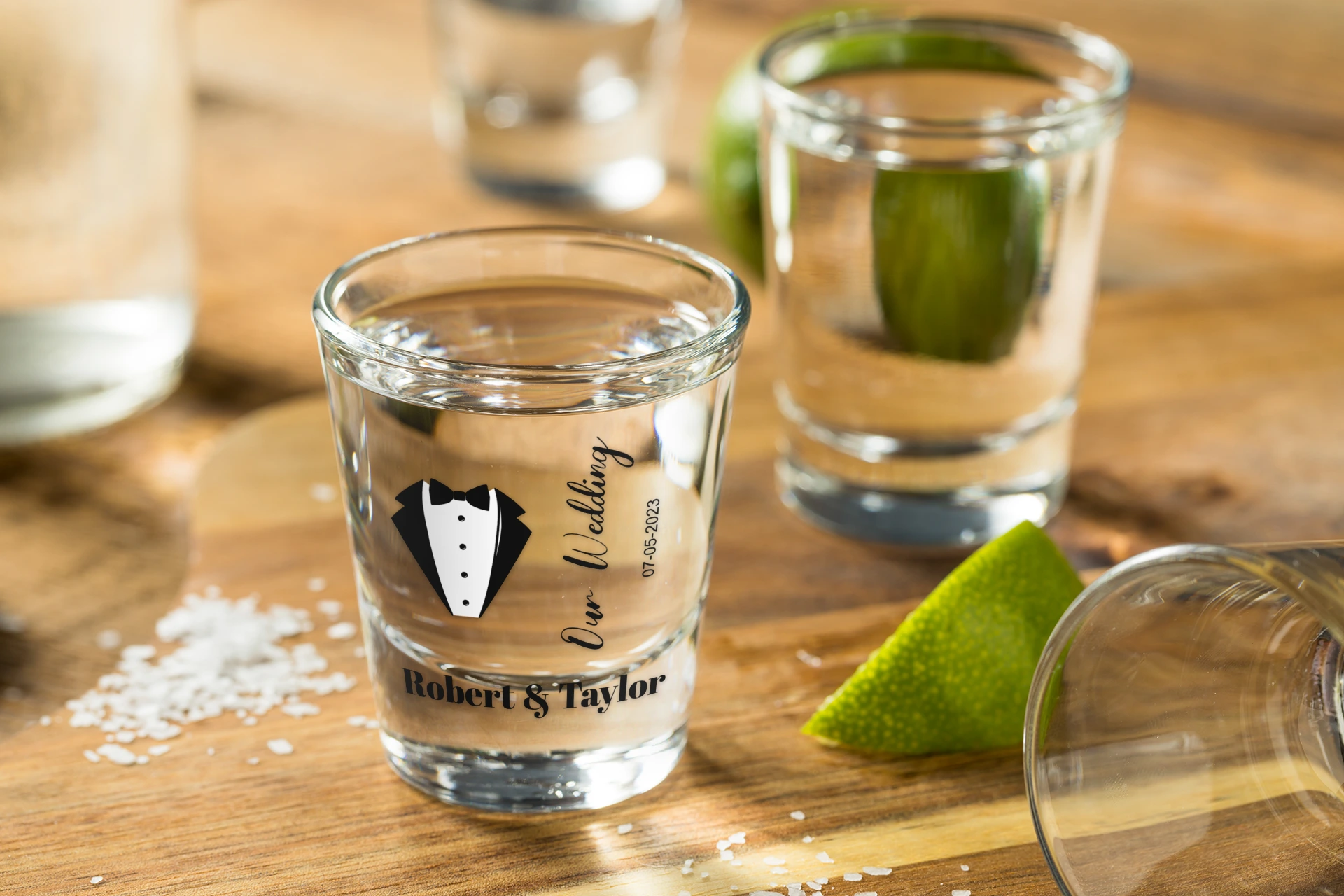 Custom turbo shot glass
