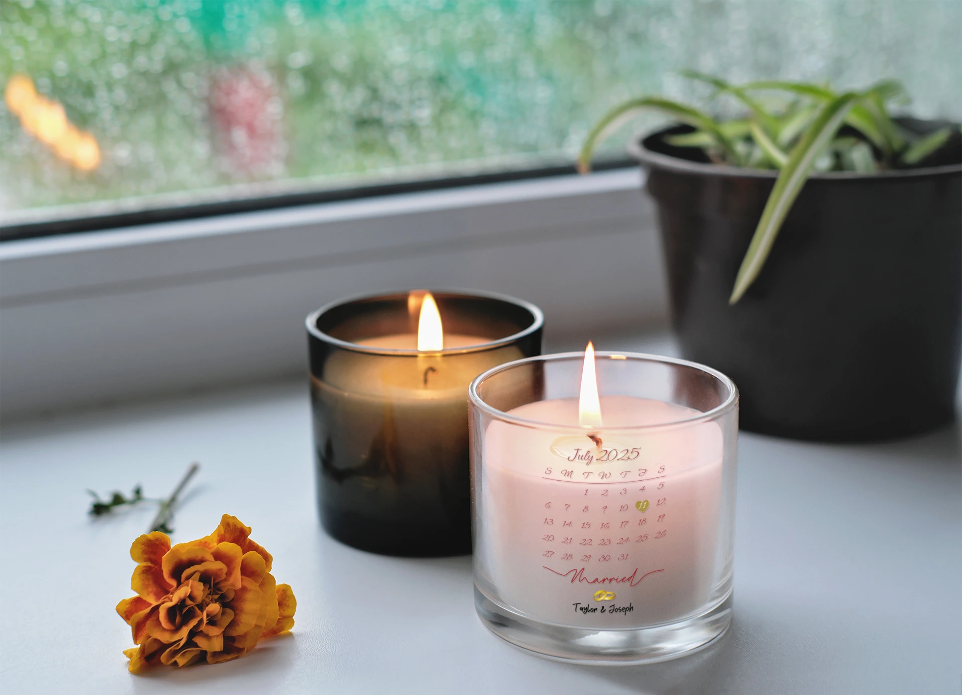 Custom posh candle