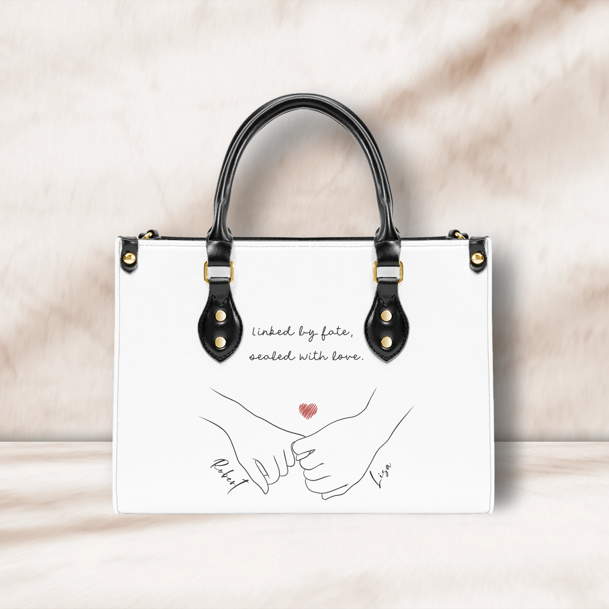 Personalized PU Tote Bag