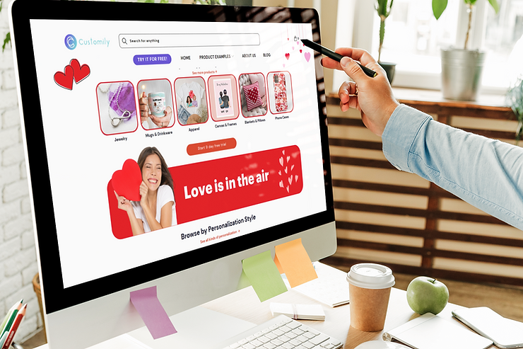 valentines personalized website
