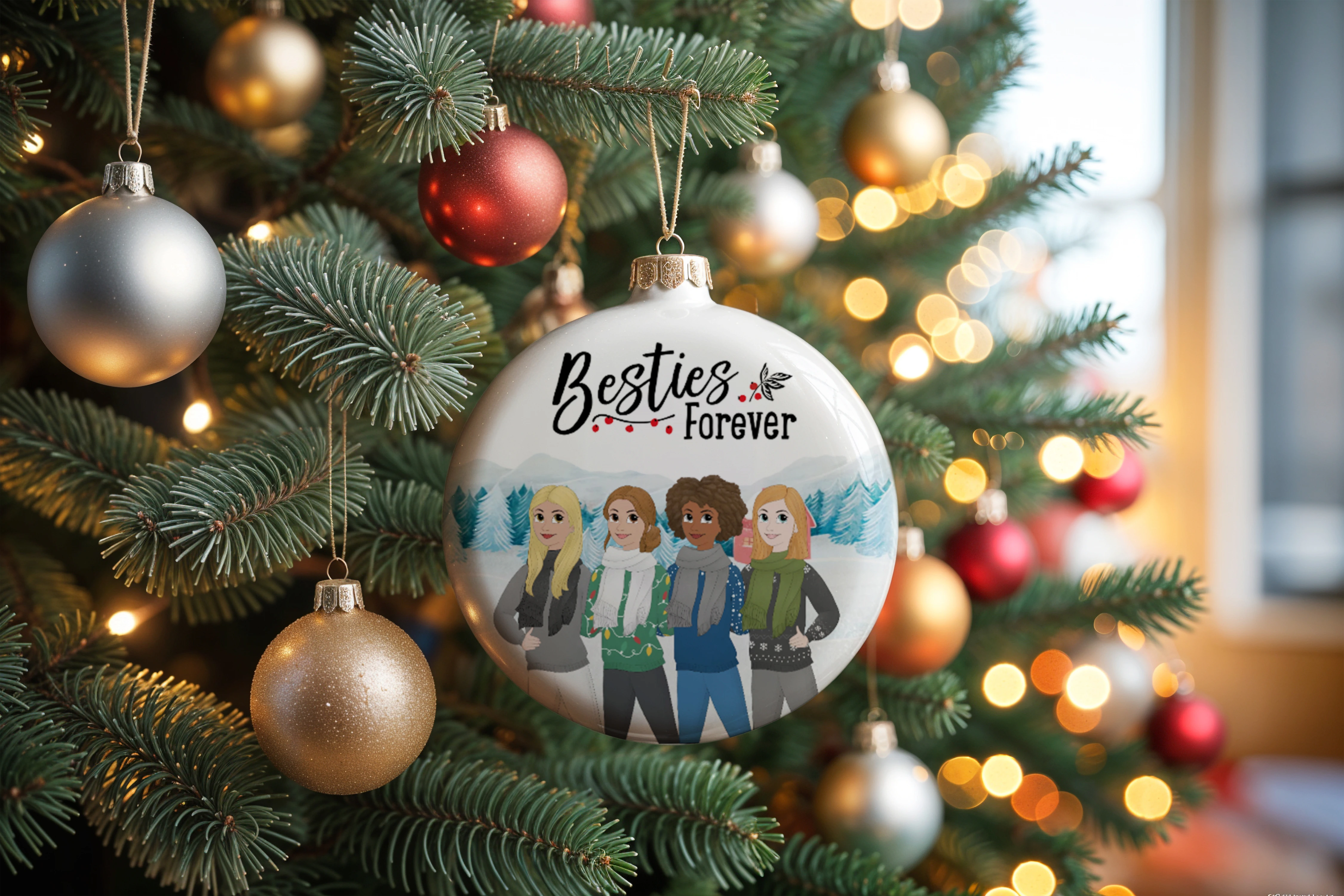 Custom clipart ornament made with Customily