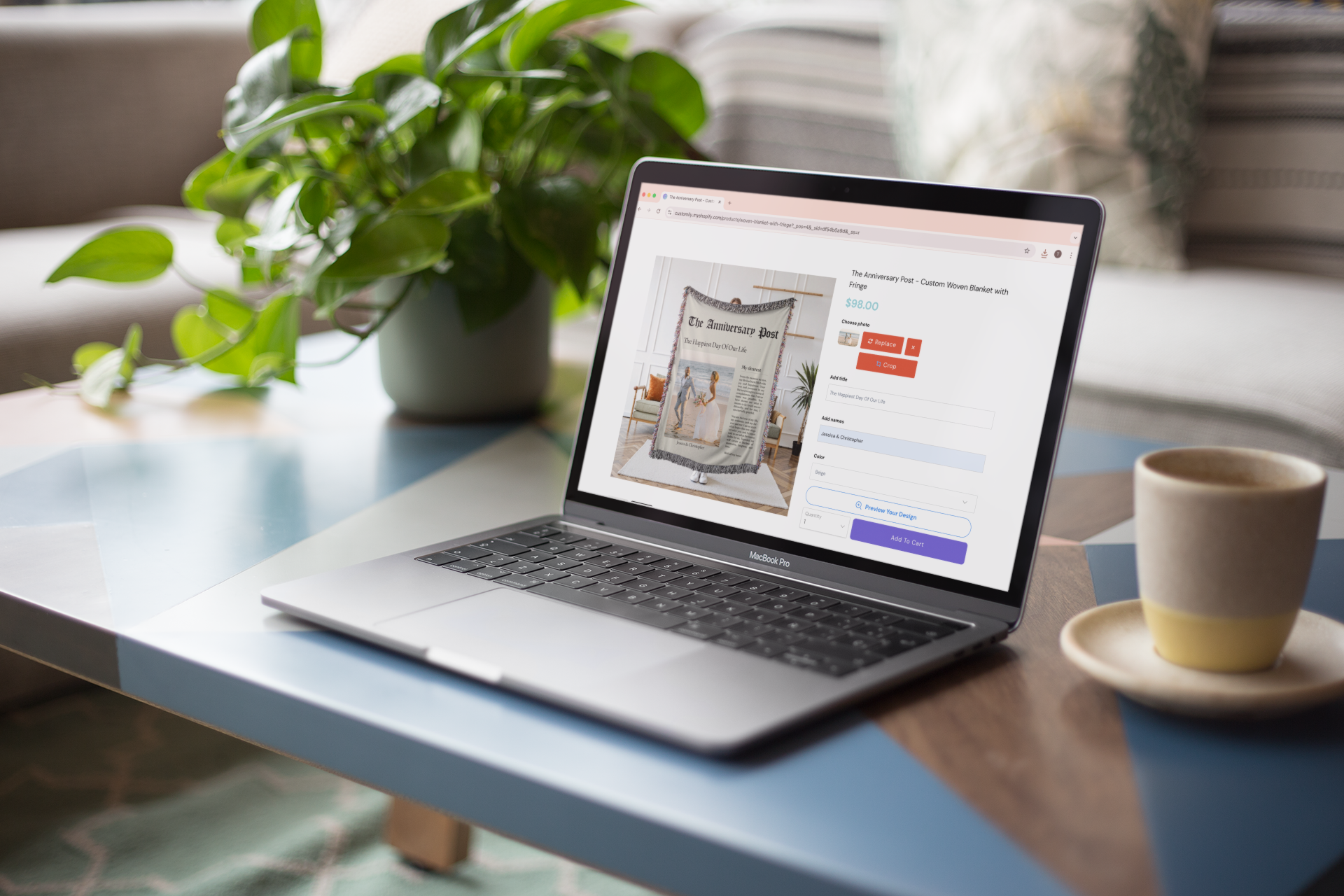 custom blanket online store