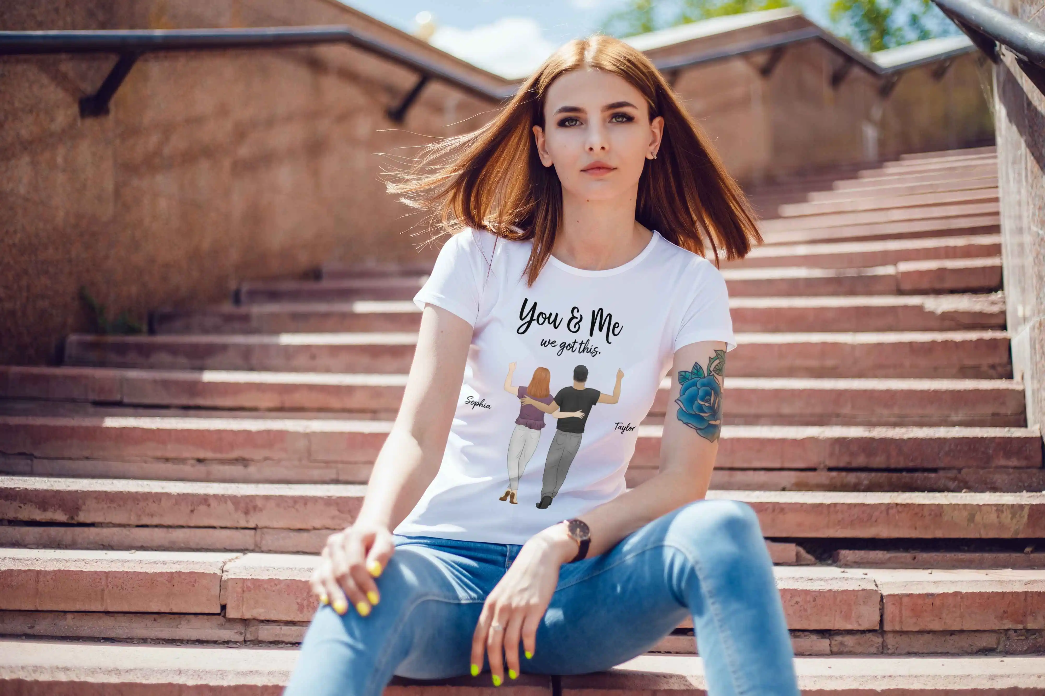 a personalized T-shirt