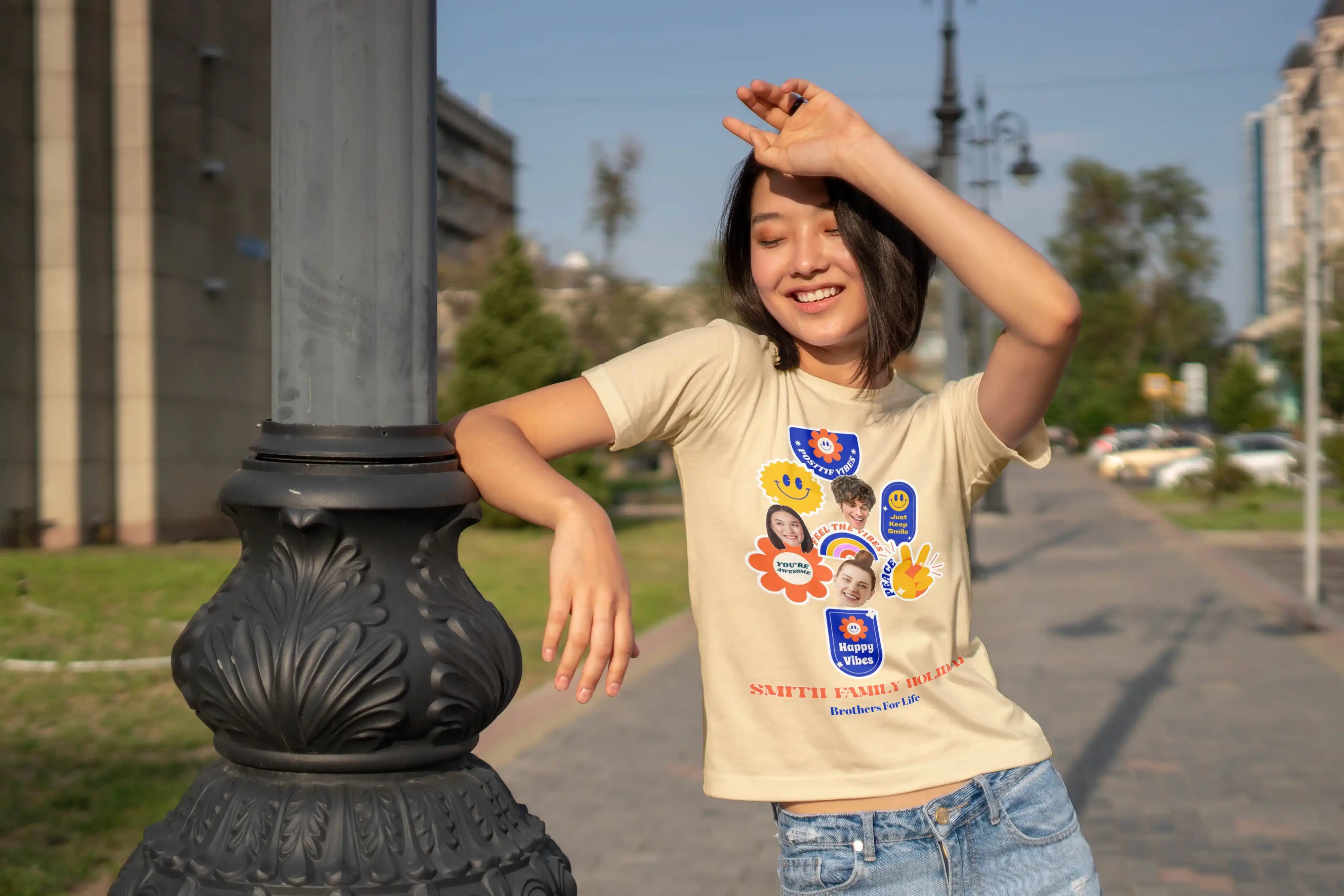 a personalized T-shirt