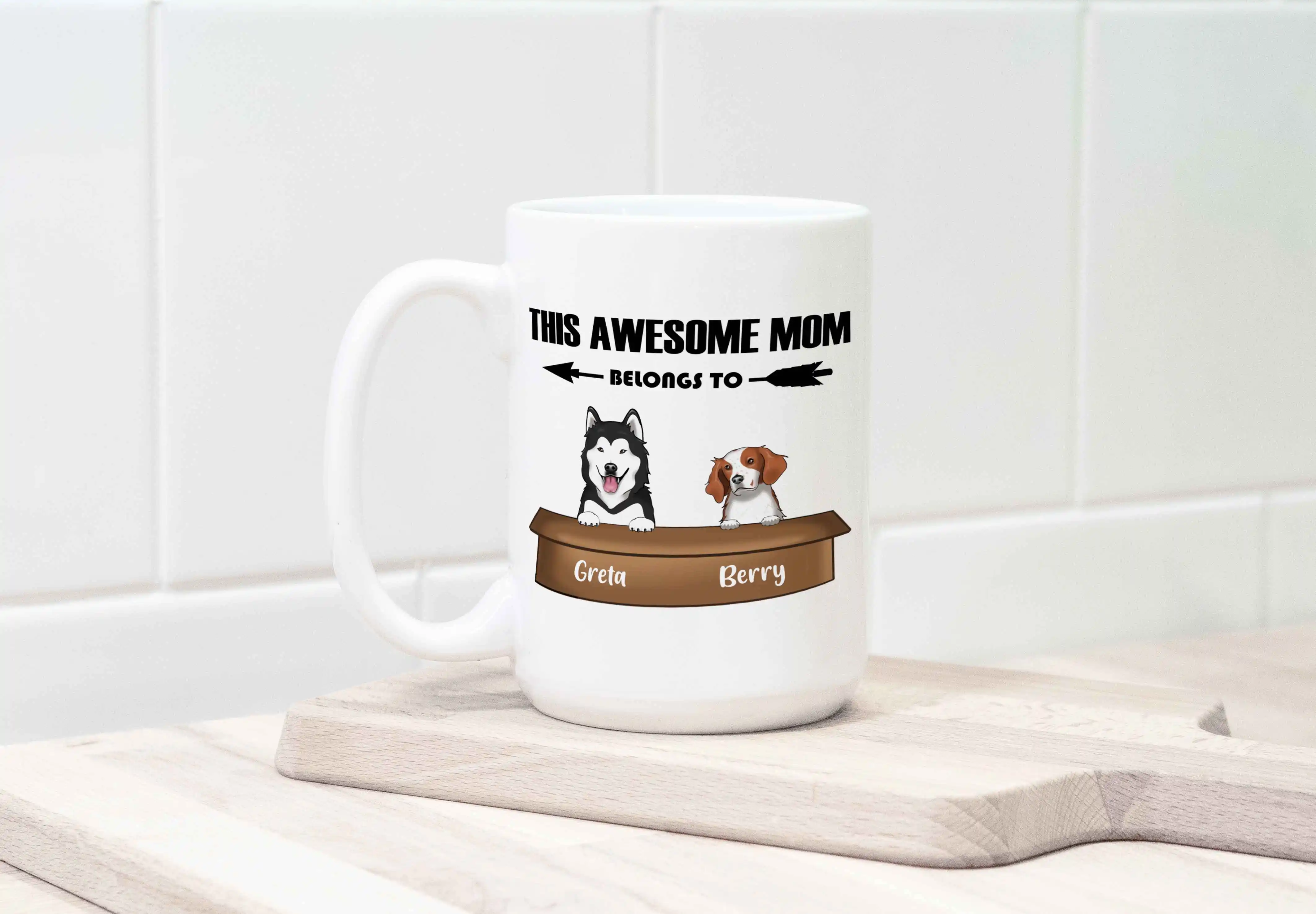 a personalized mug