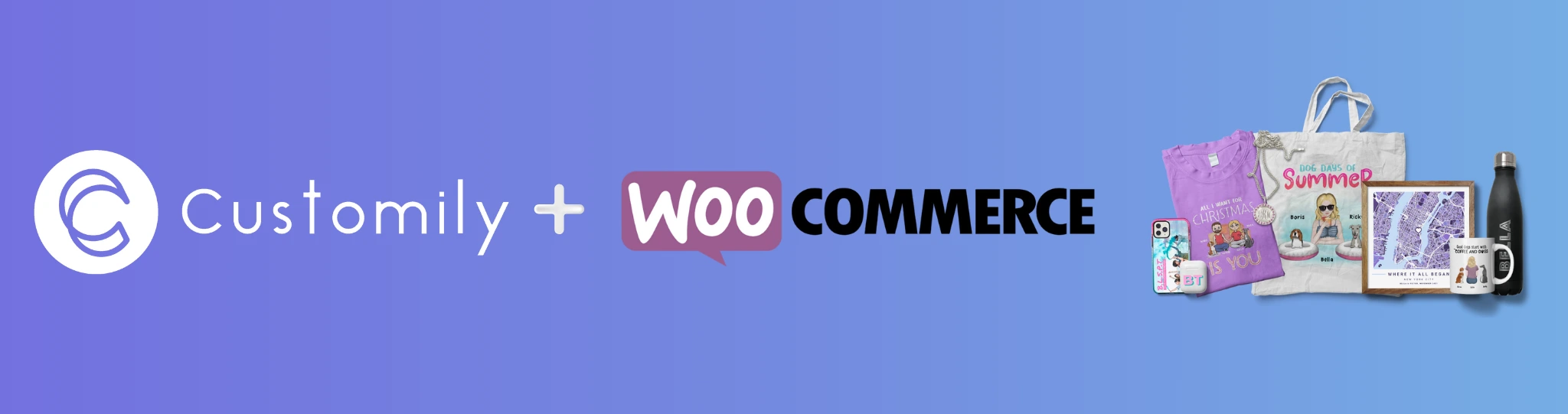 Customily + WooCommerce banner