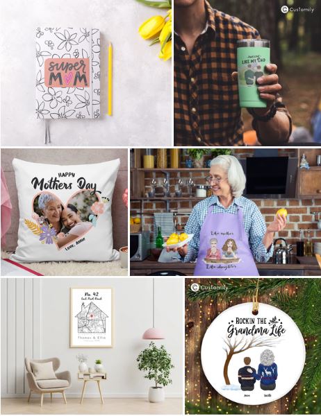 personalized products for mother's day