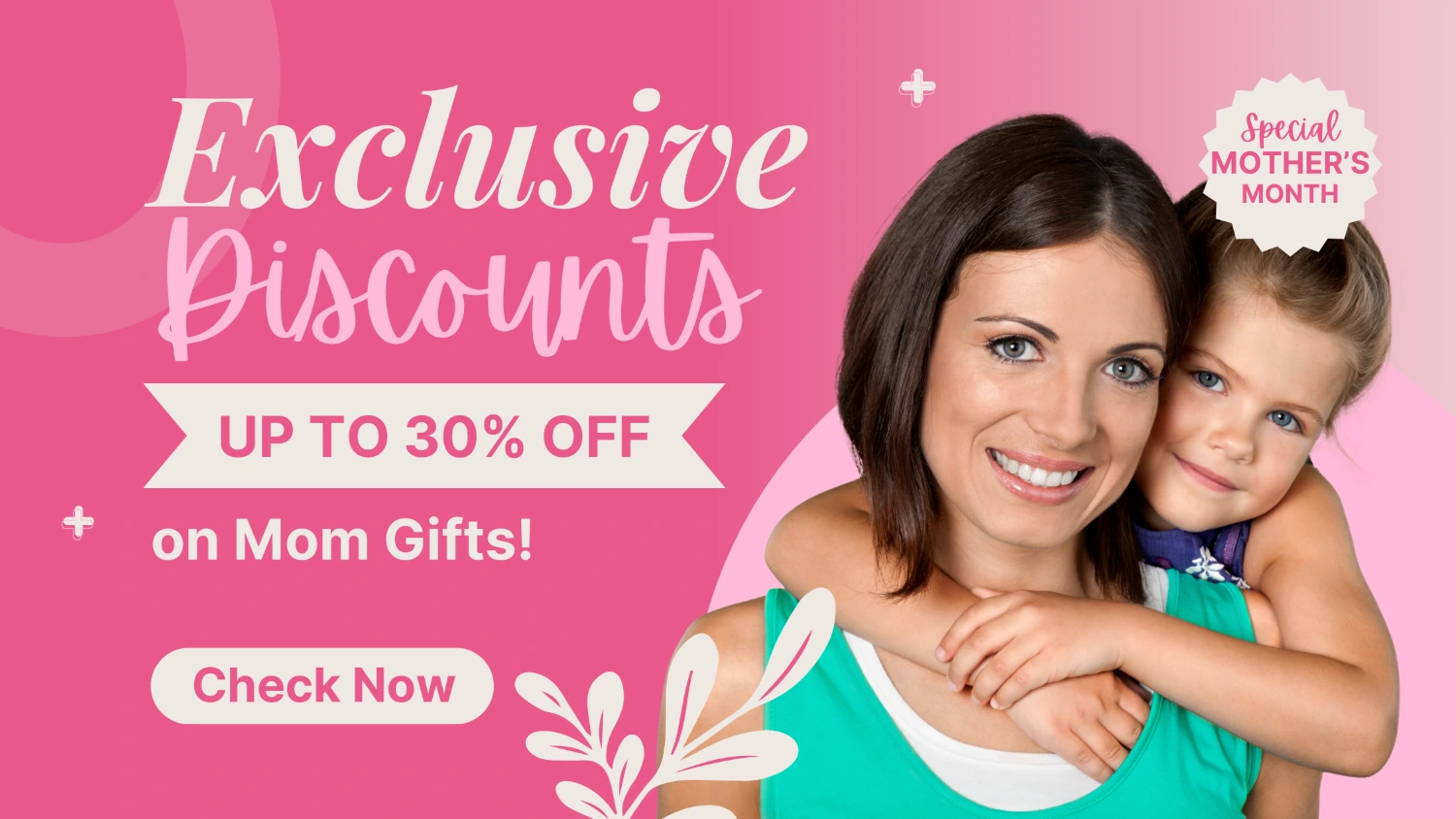 Mothers Day discount banner