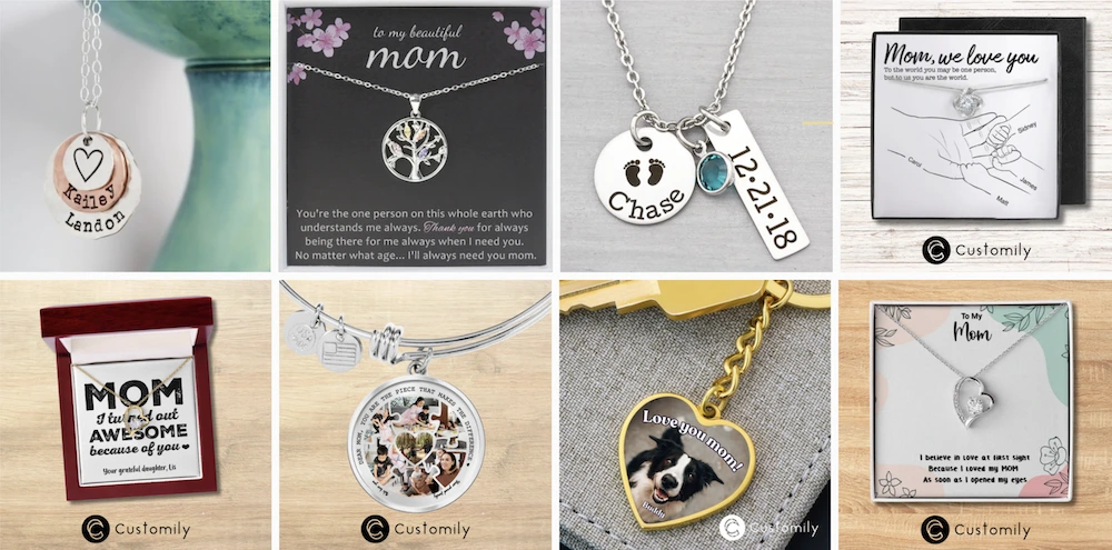 personalized jewelry collection