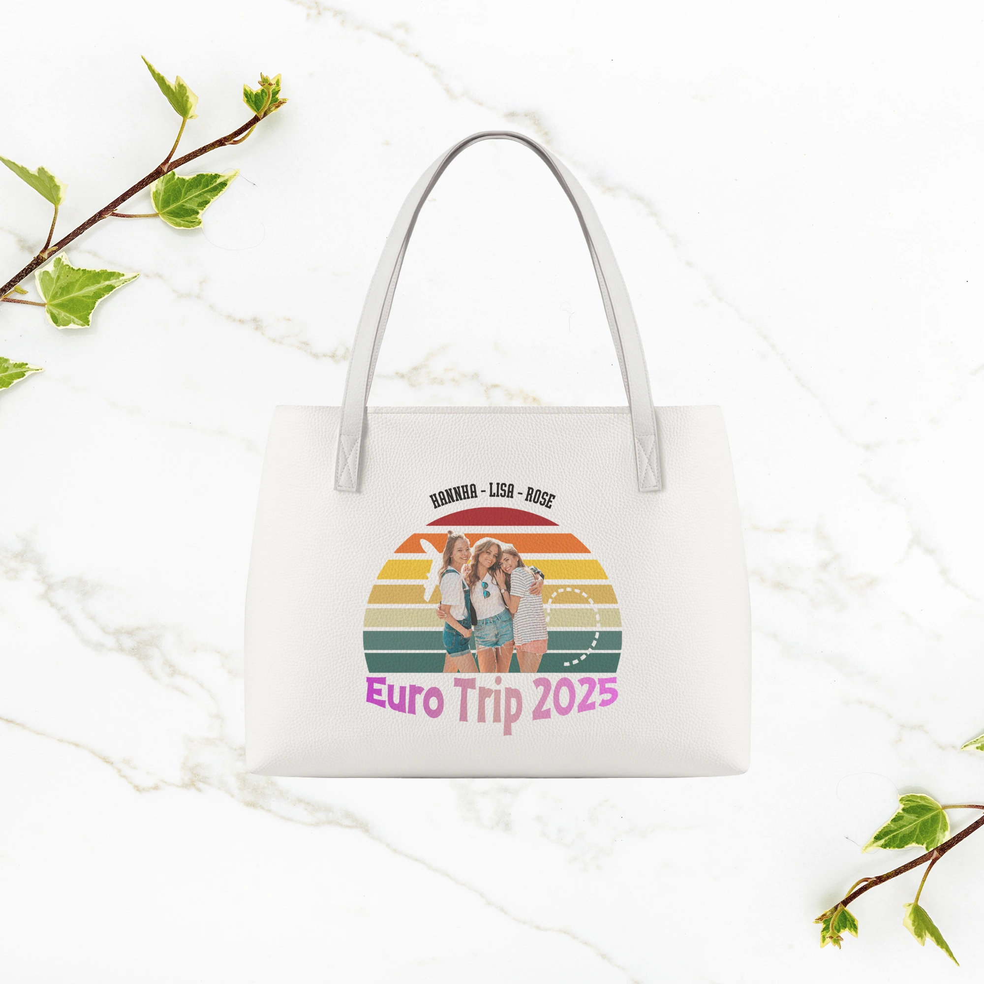 a personalized tote bag