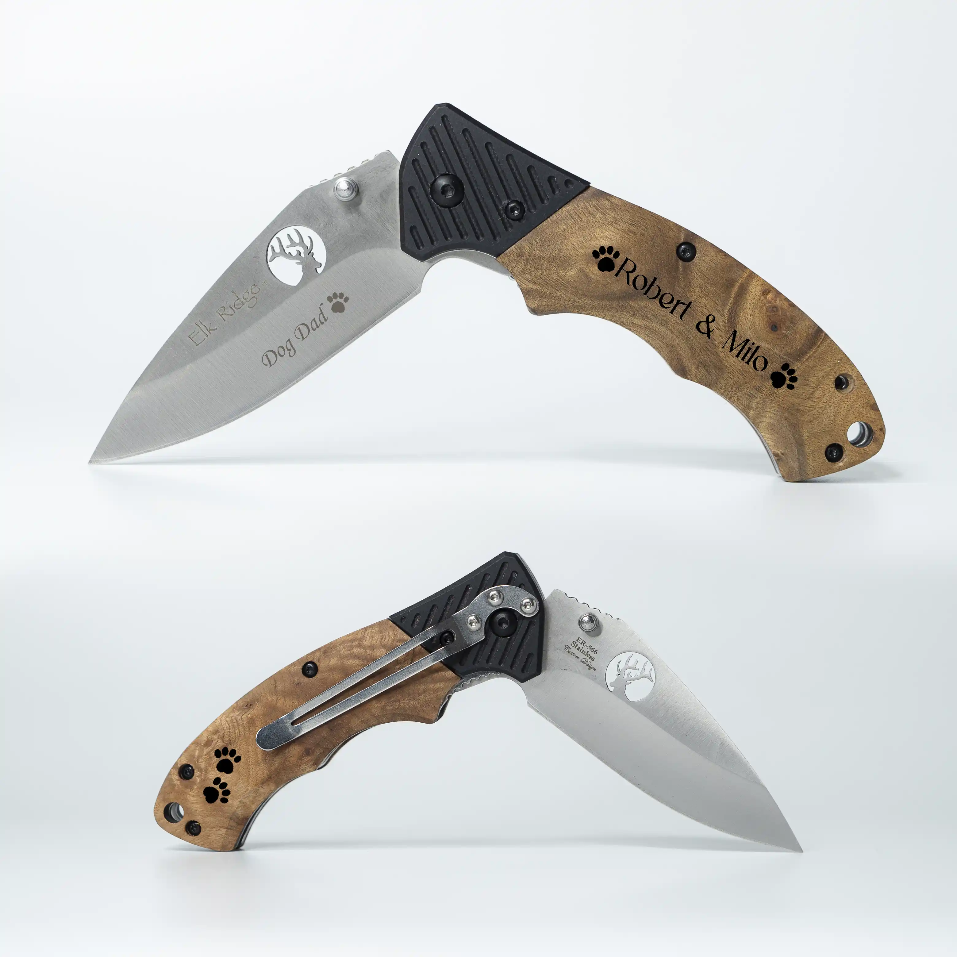 Personalized folding knife