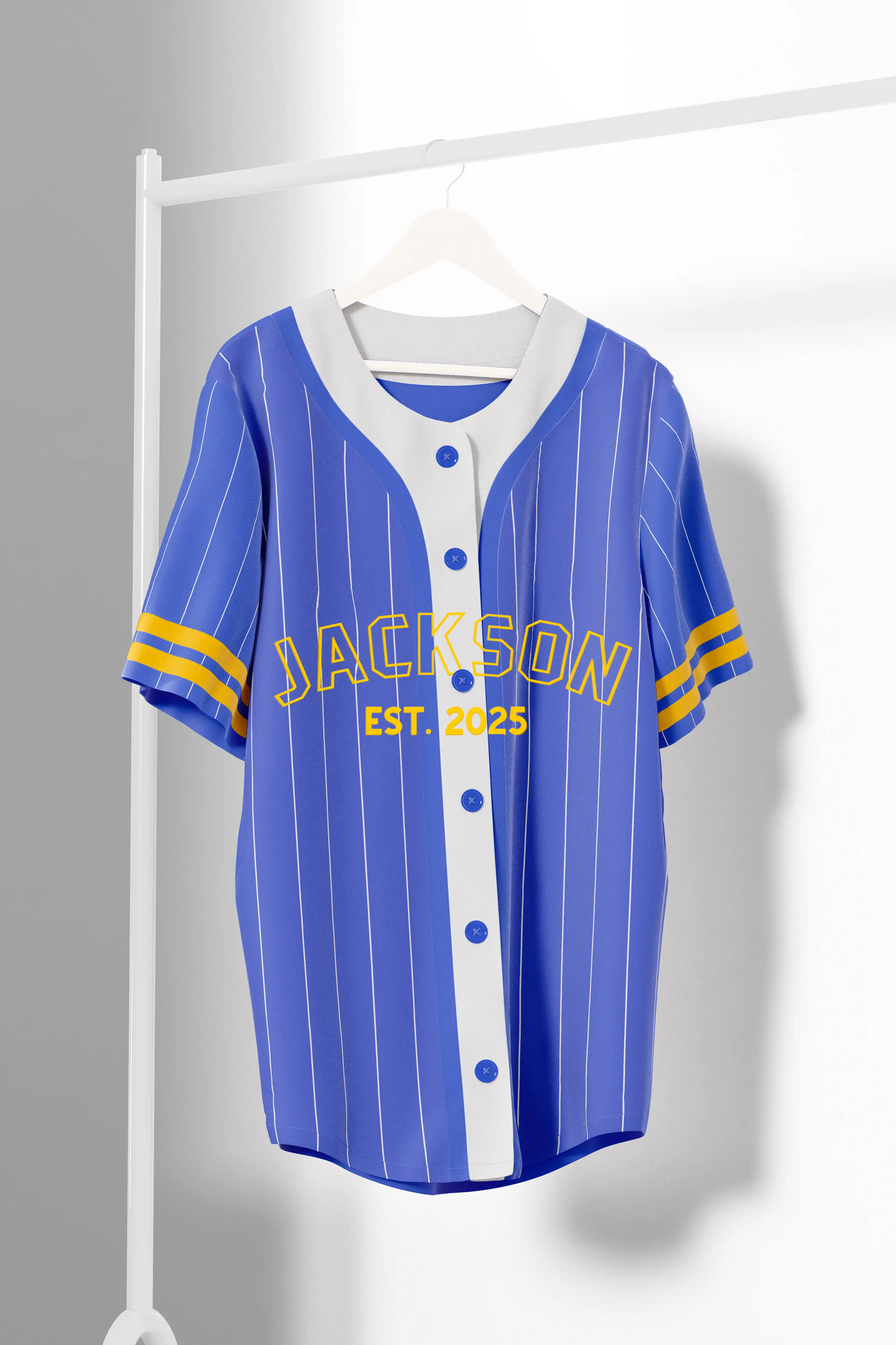 Customizable baseball jersey with Merchize and Customily