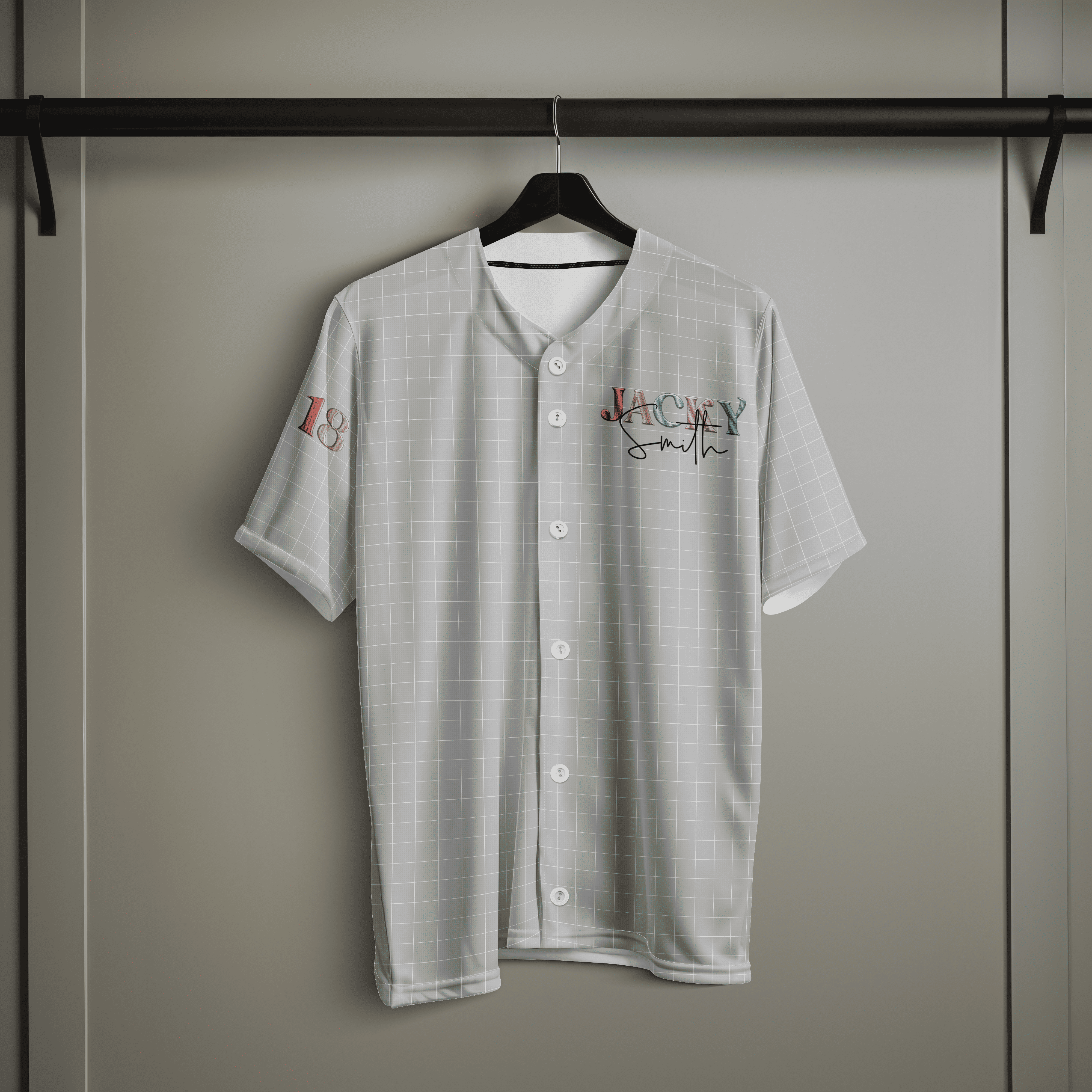 Customizable baseball jersey with Merchize and Customily