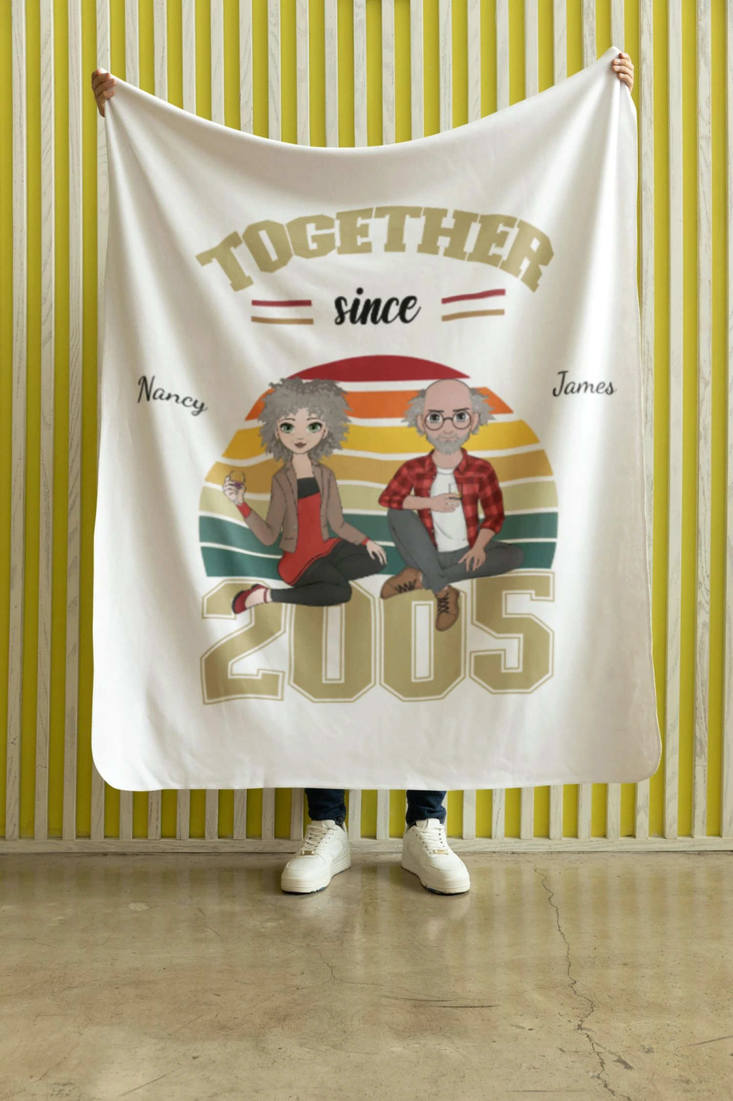 a personalized blanket