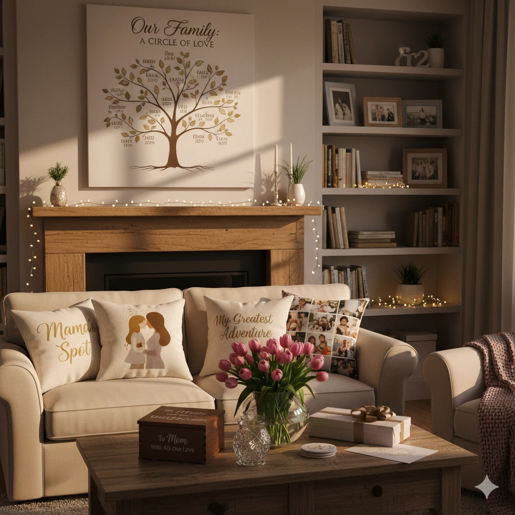 Personalized Home Decor for Mothers Day