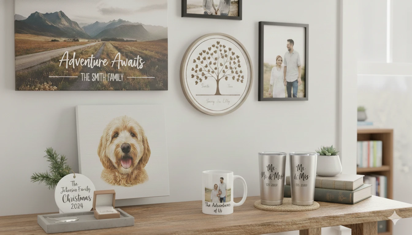 Personalized products made with Customily