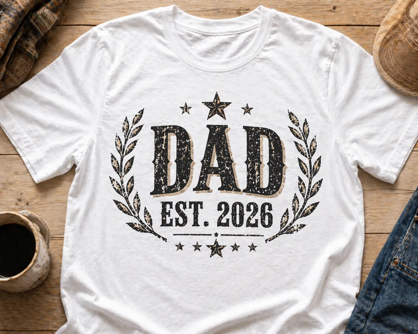 Personalized T Shirt for Dad Made With Customily