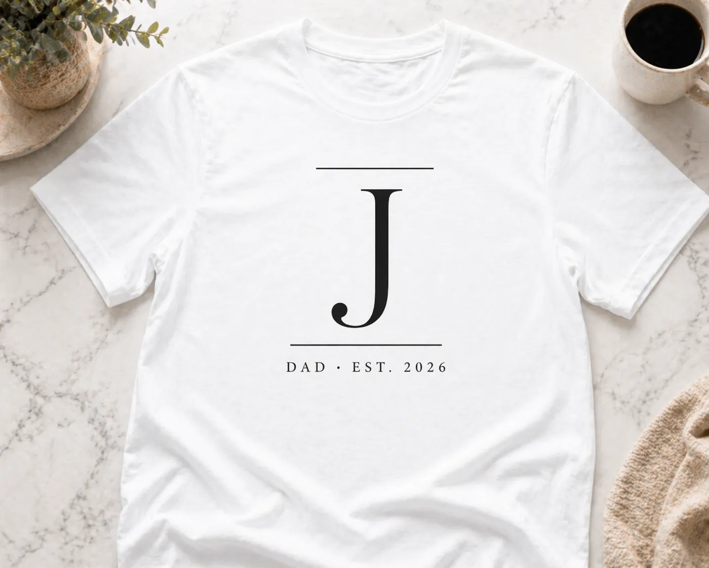 Personalized T Shirt for Dad Made With Customily