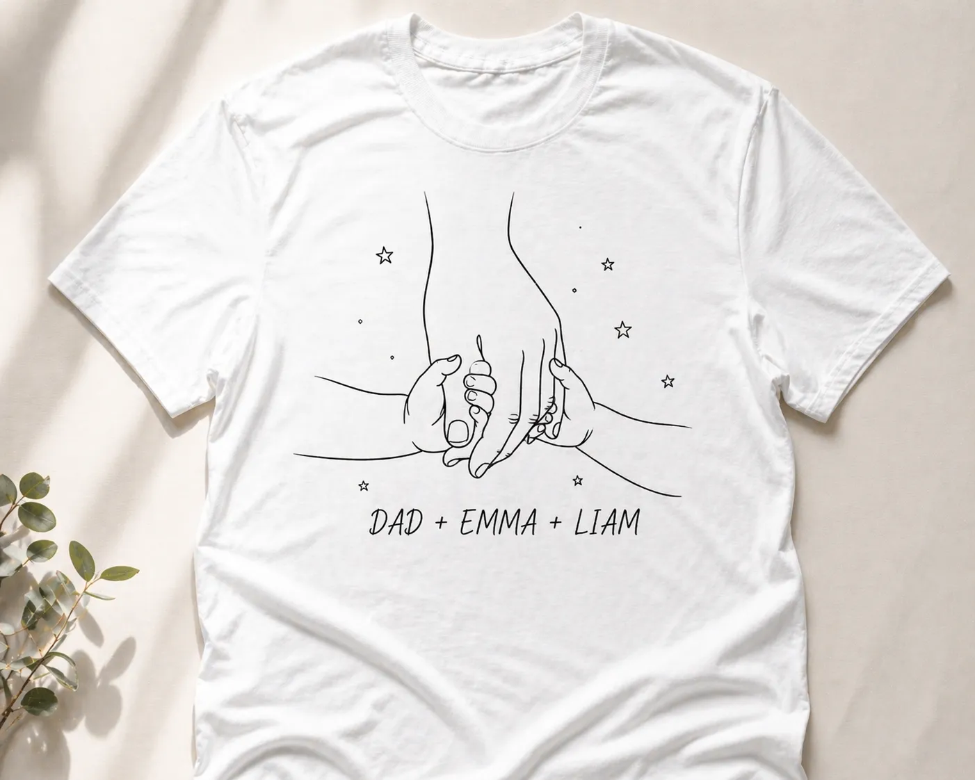 Personalized TShirt for Dad with Customily