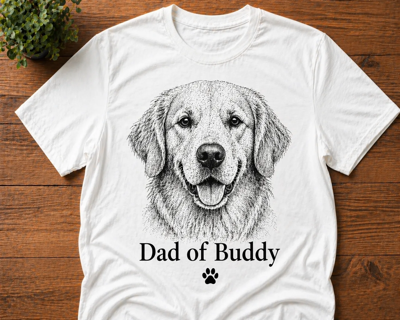Personalized TShirt for Dad with Customily