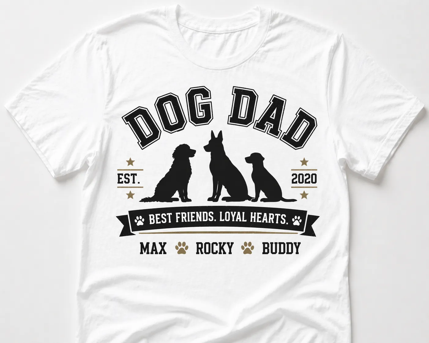 Personalized TShirt for Dad with Customily