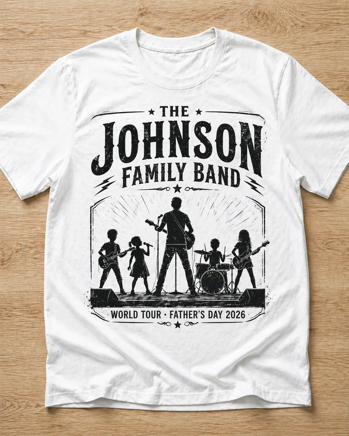 Personalized TShirt for Dad with Customily