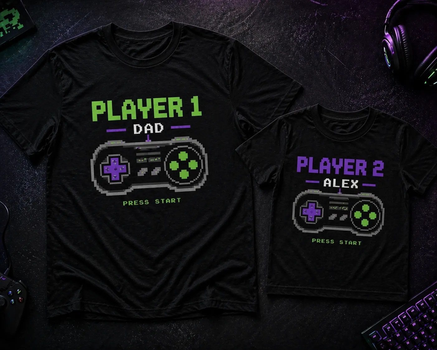 Personalized TShirt for Dad with Customily