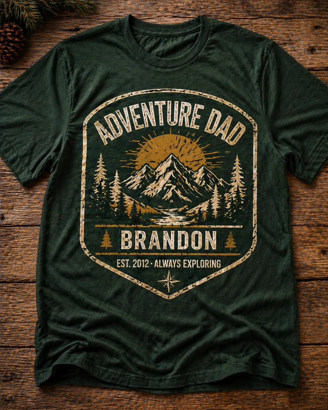 Personalized TShirt for Dad with Customily