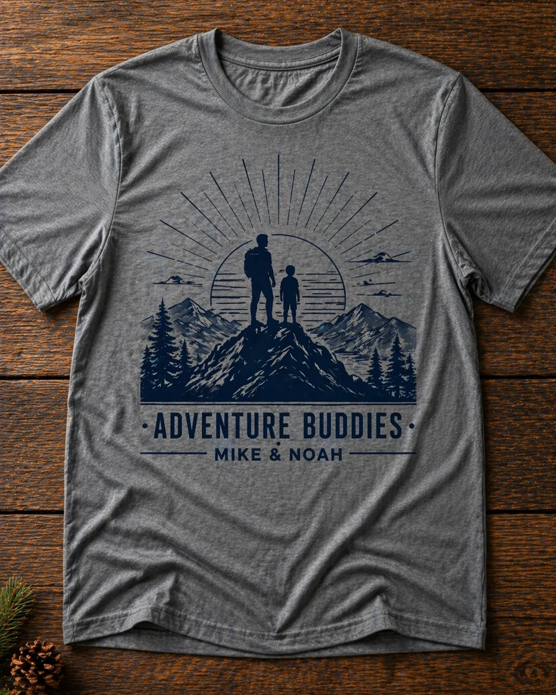 Personalized TShirt for Dad with Customily