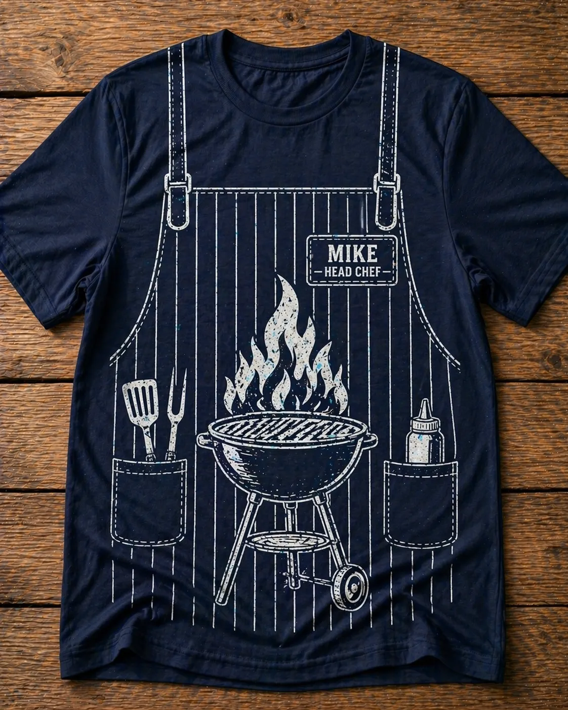 Personalized TShirt for Dad Made With Customily