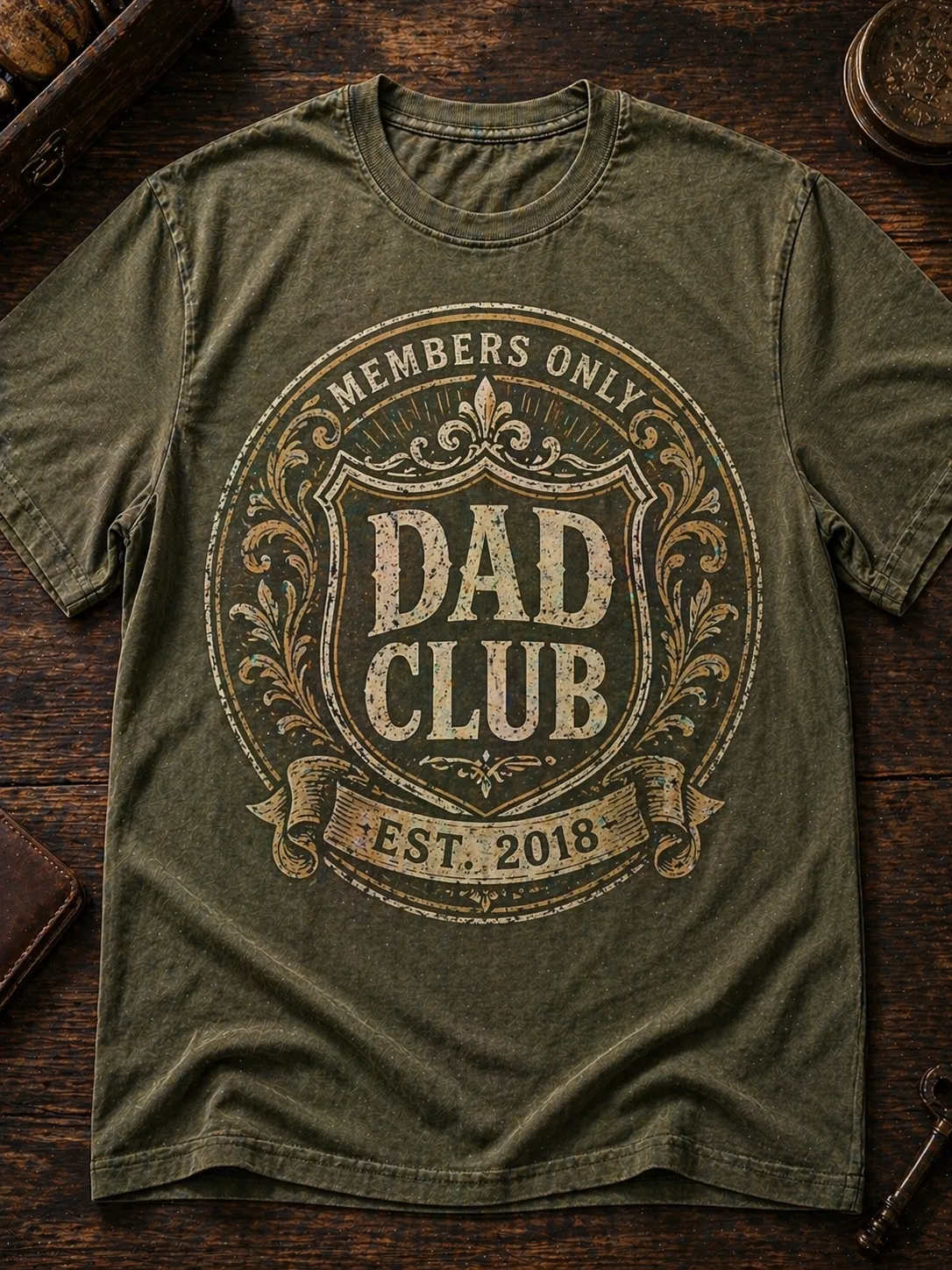 Personalized TShirt for Dad Made With Customily