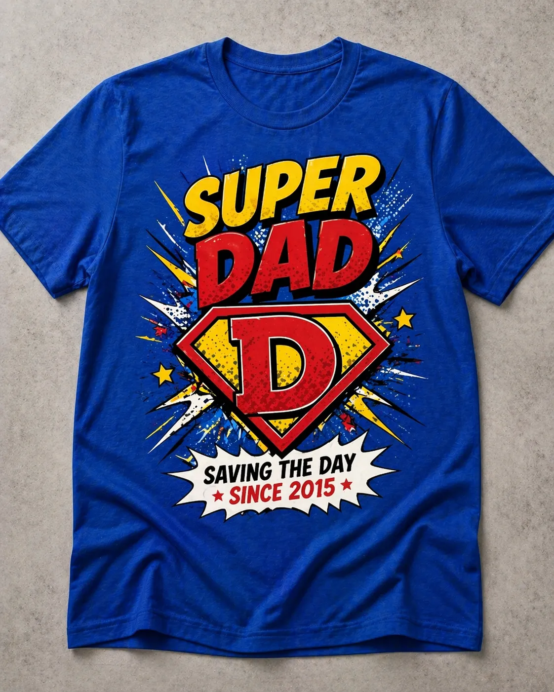 Personalized TShirt for Dad Made With Customily